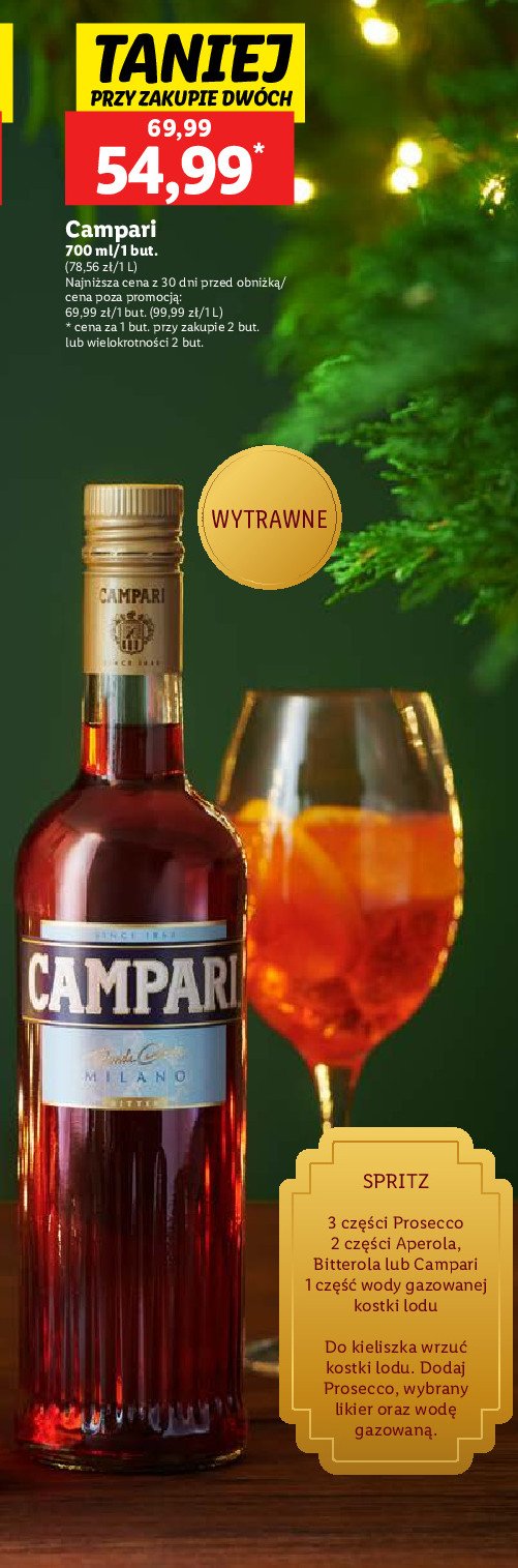 Likier Campari promocja w Lidl