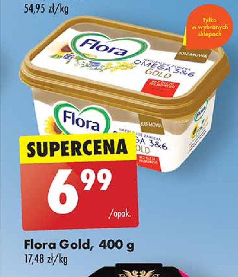 Margaryna gold Flora omega 3&6 promocja