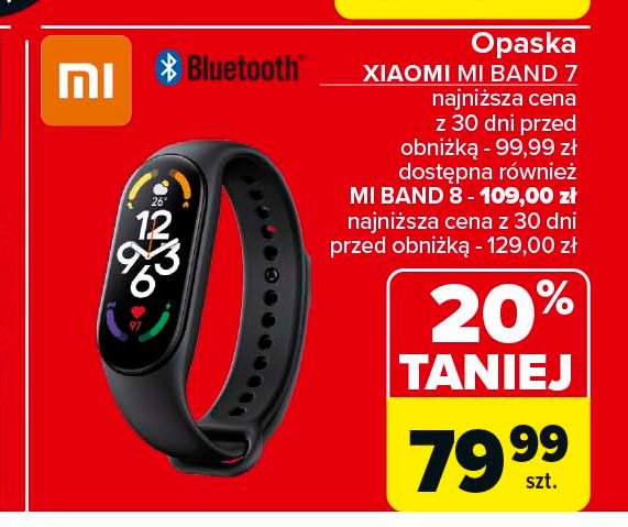 Opaska mi band 7nfc Xiaomi promocja