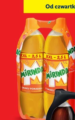 Napój gazowany Mirinda o smaku pomarańczowym promocja w Lidl