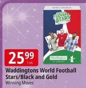 Gra Waddingtons World Football Stars/Black and Gold Winning Moves promocja w Leclerc