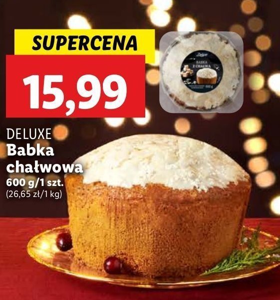 Babka chałwowa Deluxe promocja