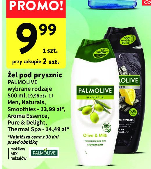 Żel pod prysznic granat Palmolive pure & delight promocja