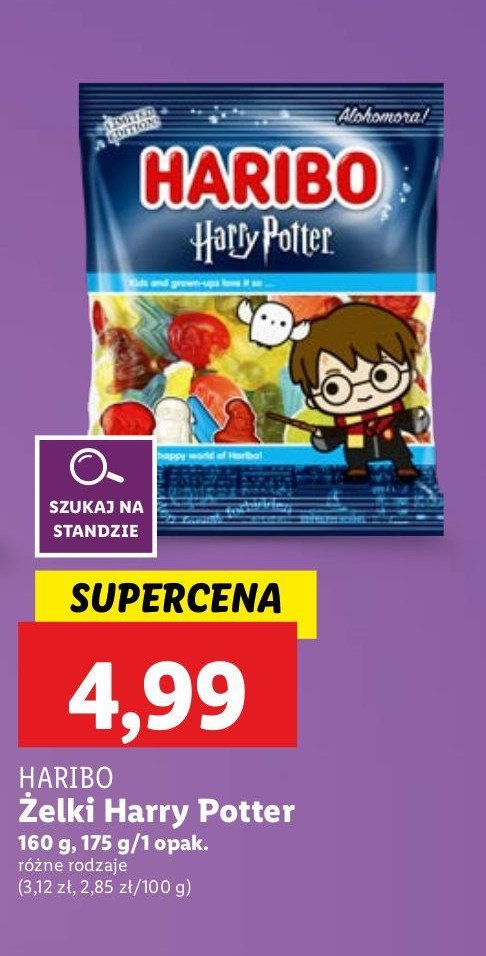 Żelki harry potter Haribo promocja w Lidl