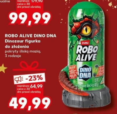 Figurka dinozaur do złożenia DNA promocja w Kaufland