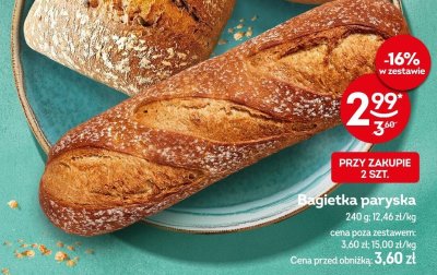 Bagietka paryska promocja w Żabka