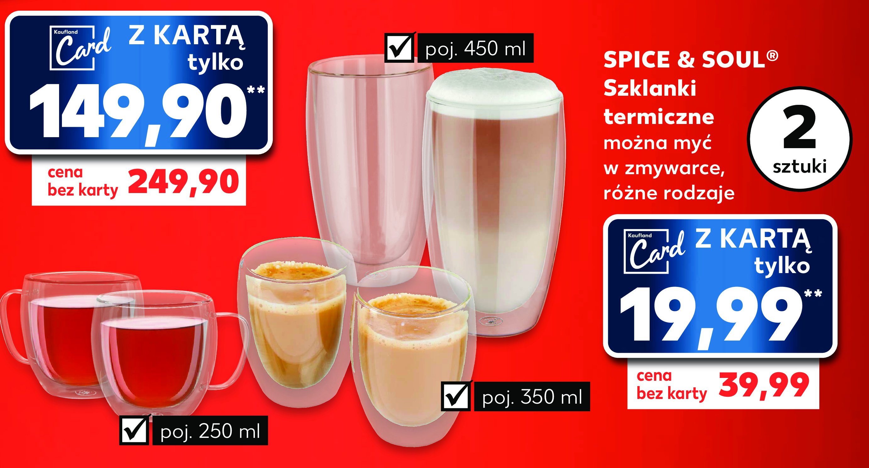 Szklanki termiczne 450 ml Spice&soul promocja