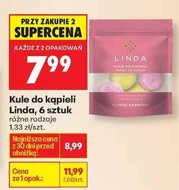 Kule do kąpieli Linda, 6 sztuk promocja w Biedronka