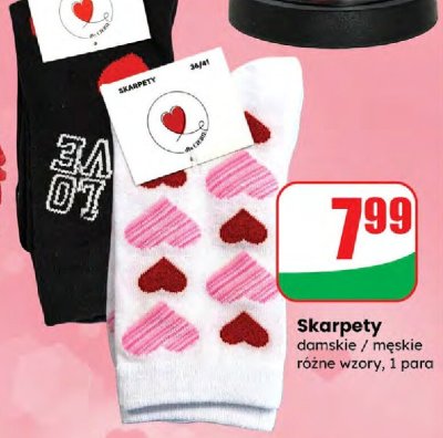 Skarpety damskie / męskie różne wzory promocja w Dino