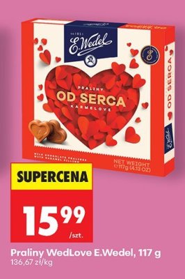 Praliny WedLove 117 g promocja w Biedronka