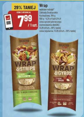 Wrap różne rodzaje Zakłady Drobiarskie Cedrowy promocja w POLOmarket