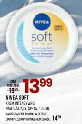 Krem do twarzy NIVEA SOFT promocja w Drogerie Natura