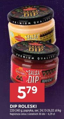 Dip Roleski papryka, ser promocja w Stokrotka