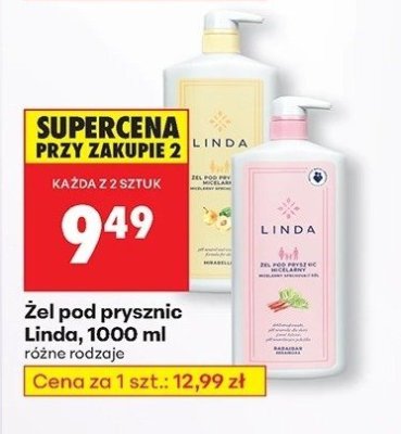Żel pod prysznic 1000 ml różne rodzaje promocja w Biedronka
