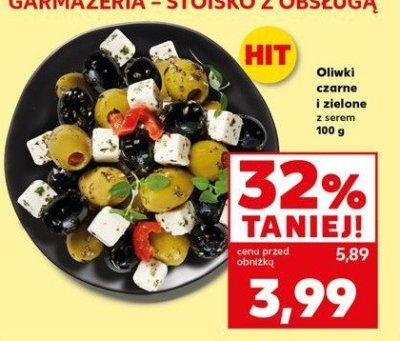 Oliwki czarne i zielone z serem feta promocja