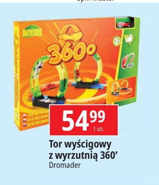 Tor wyrzutnia 360 dwie pętle Dromader promocja