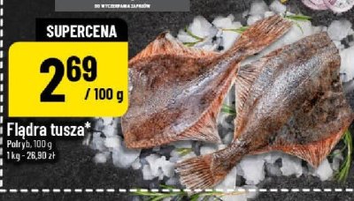 Flądra tusza promocja w POLOmarket