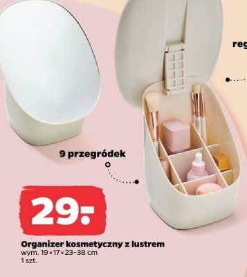 Organizer kosmetyczny z lustrem promocja w Netto