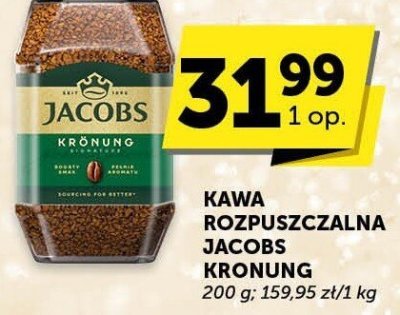 Kawa rozpuszczalna Jacobs Kronung promocja w ABC
