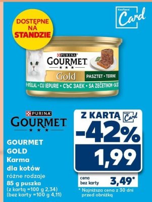 Karma dla kotów Gold, różne rodzaje promocja w Kaufland