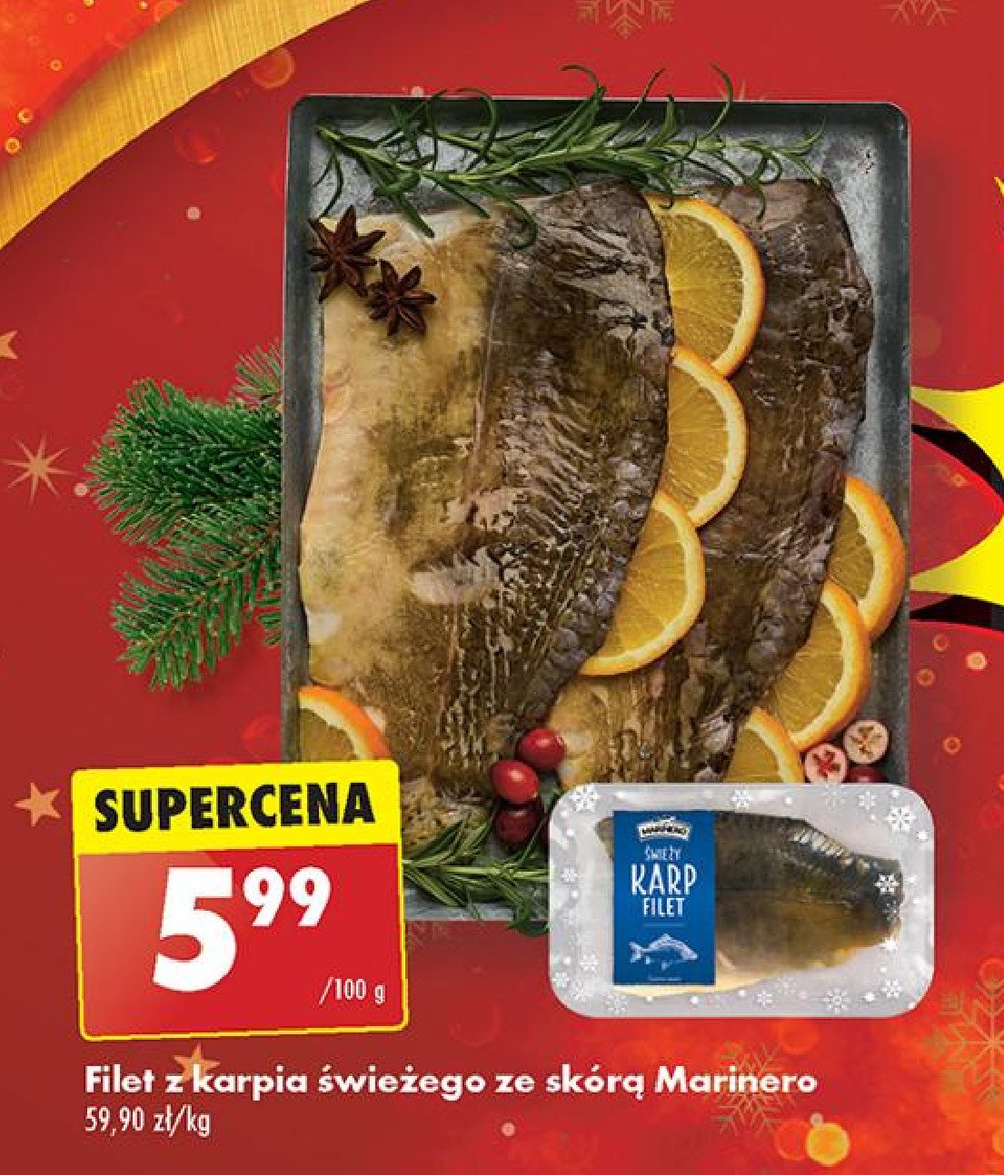 Karp filet świeży Marinero promocja