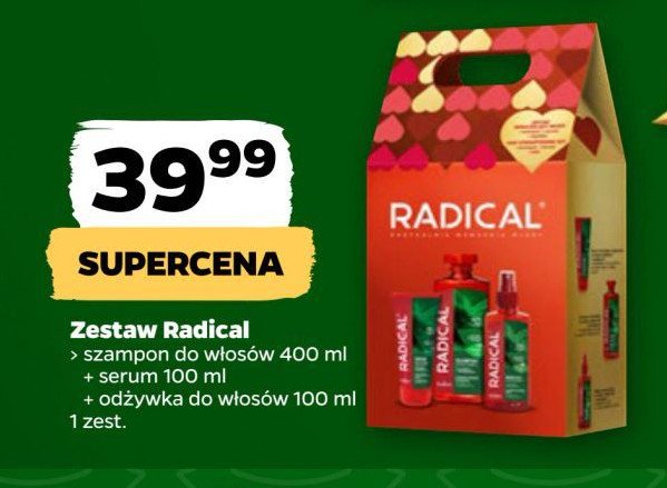 Szampon + odżywka + serum Radical promocja