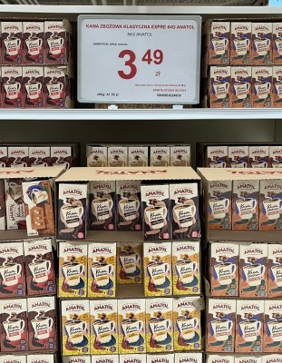 Kawa zbożowa klasyczna expre Anatol promocja w Auchan