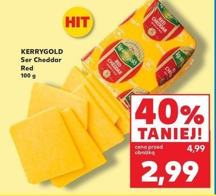 Ser cheddar red Kerrygold promocja w Kaufland