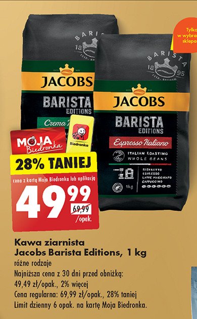 Kawa Jacobs barista editions espresso italiano promocja