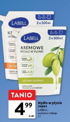 Mydło w płynie zapas LABELL wybrane rodzaje promocja w Intermarche