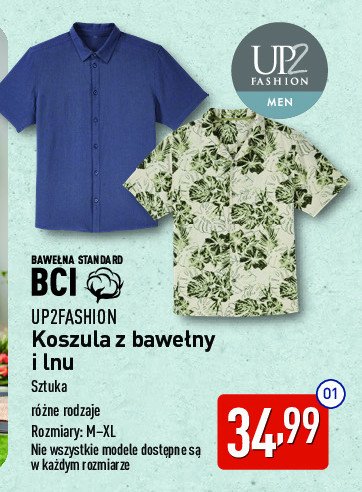 Koszula męska m-xl Up2fashion promocja w Aldi