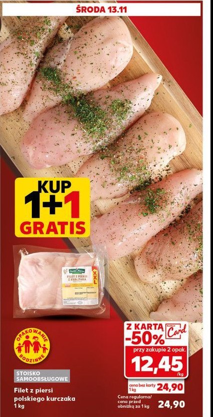 Filet z piersi kurczaka Stoisko mięsne promocja