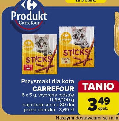 Paluszki z drobiem Carrefour promocja