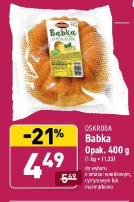 Babka marmurkowa Oskroba promocja