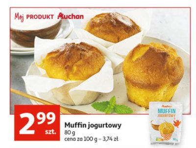 Muffin jogurtowy Auchan promocja