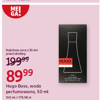 Woda perfumowana Hugo boss boss woman Boss by hugo boss promocja w Rossmann