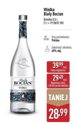 Wódka 0,5 l Biały Bocian promocja w Aldi