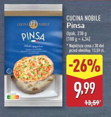 Pinsa Cucina nobile promocja w Aldi