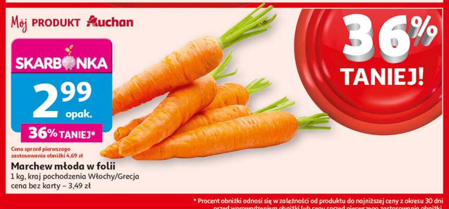 Marchew włochy promocja w Auchan