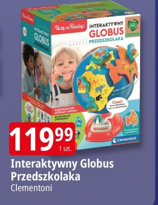 Interaktywny Globus Przedszkolaka Clementoni promocja w Leclerc