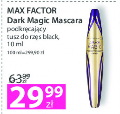 Tusz do rzęs Max factor dark magic promocja