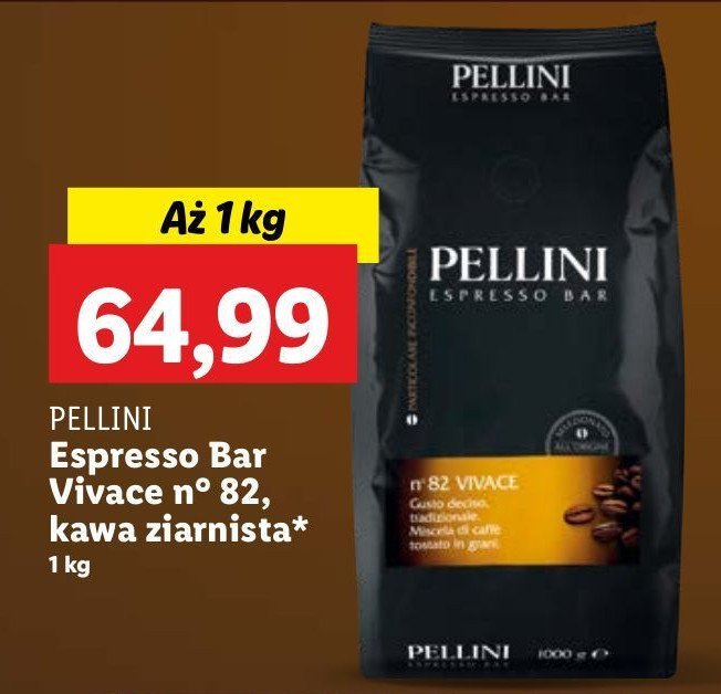 Kawa vivace Pellini espresso bar promocja