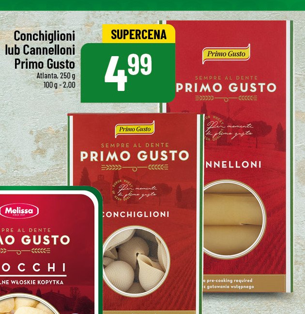Makaron cannelloni Primo gusto promocja