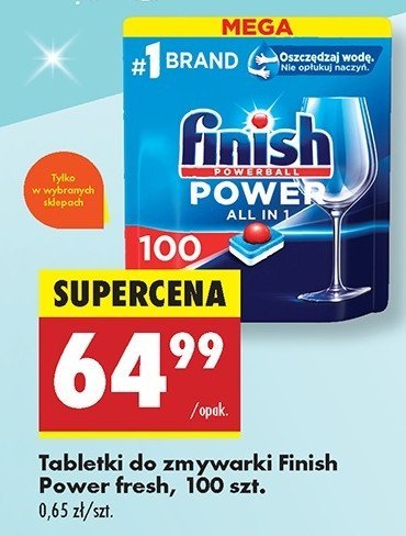 Tabletki do zmywarki Finish power all in 1 promocja