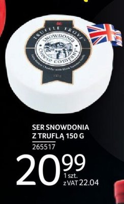 Ser Snowdonia z truflą 150 g promocja w Selgros
