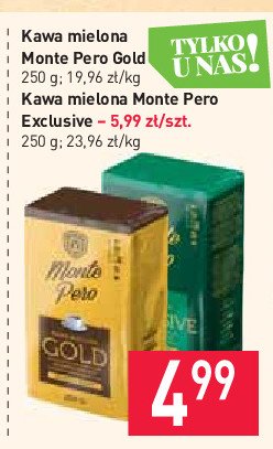 Kawa Maxima monte pero gold promocja