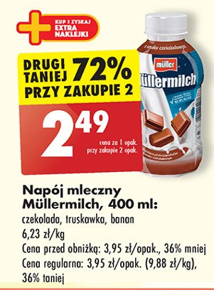 Napój mleczny czekoladowy Mullermilch promocja