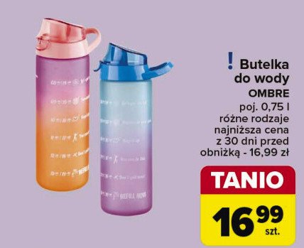 Butelka ombre 750 ml promocja