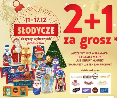 Słodycze MIESZKO czekoladki promocja w Intermarche