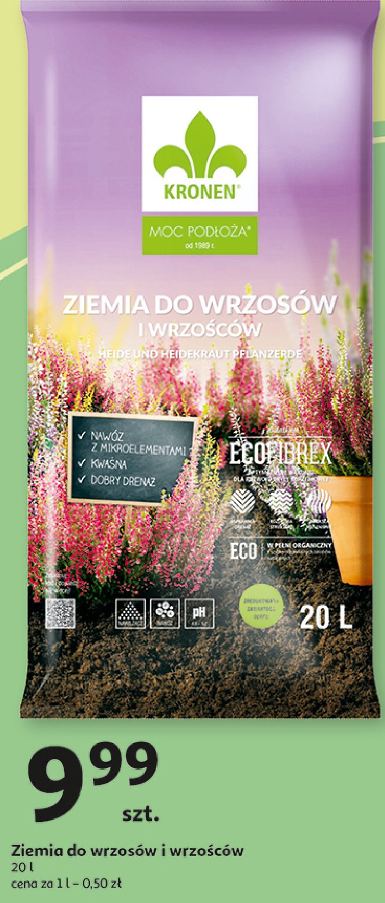 Ziemia do wrzosów i wrzośców KRONEN promocja